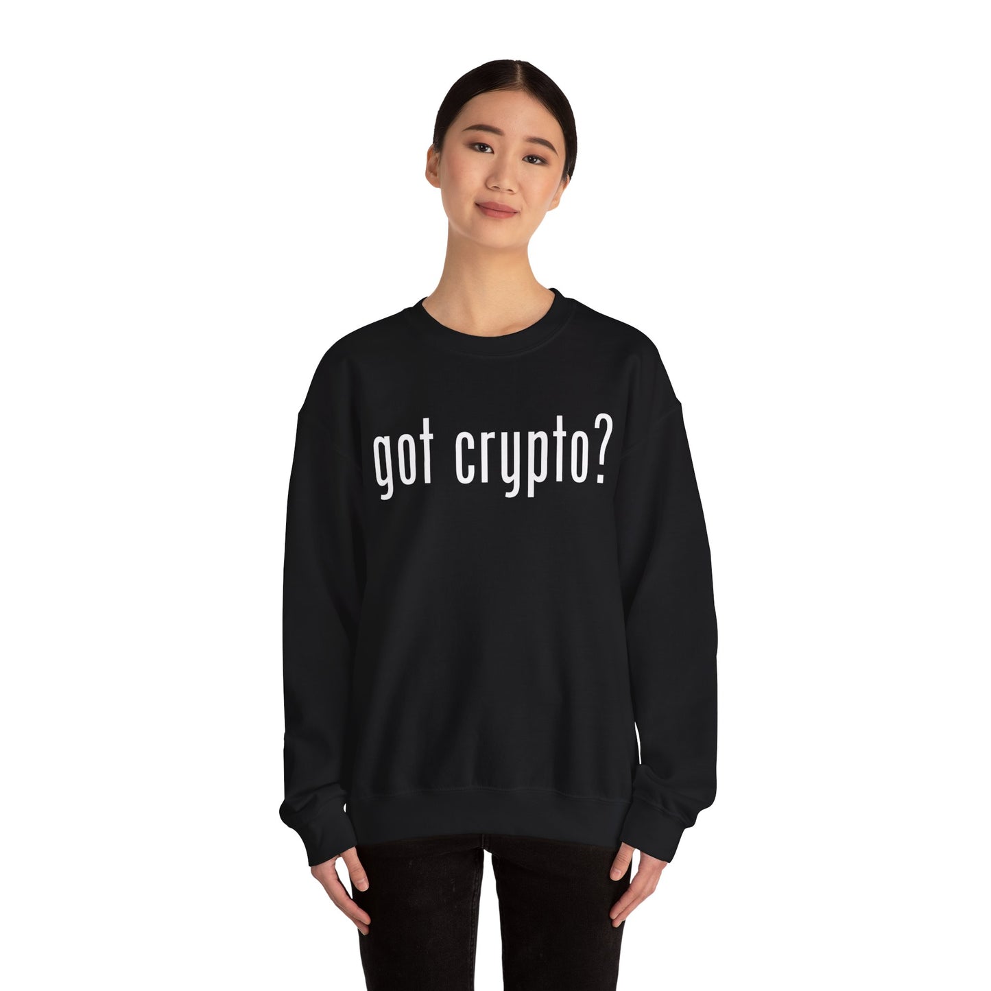 Got Crypto Unisex Heavy Crewneck Sweatshirt