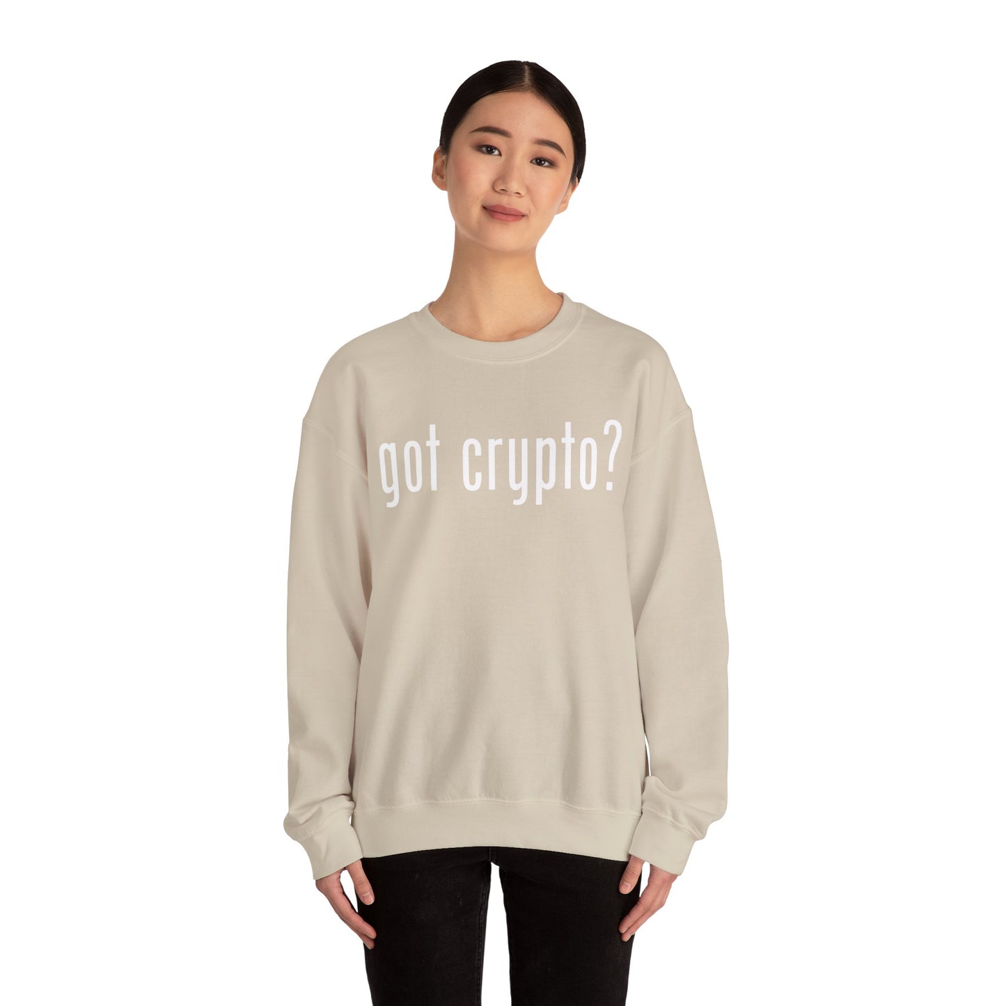 Got Crypto Unisex Heavy Crewneck Sweatshirt