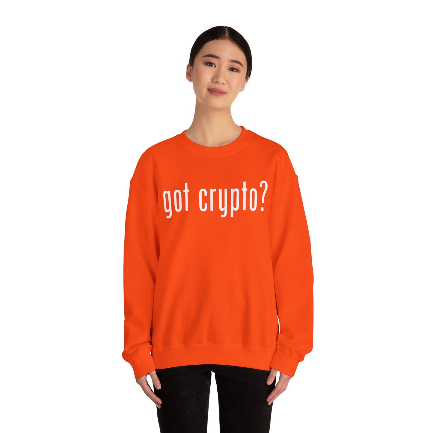 Got Crypto Unisex Heavy Crewneck Sweatshirt