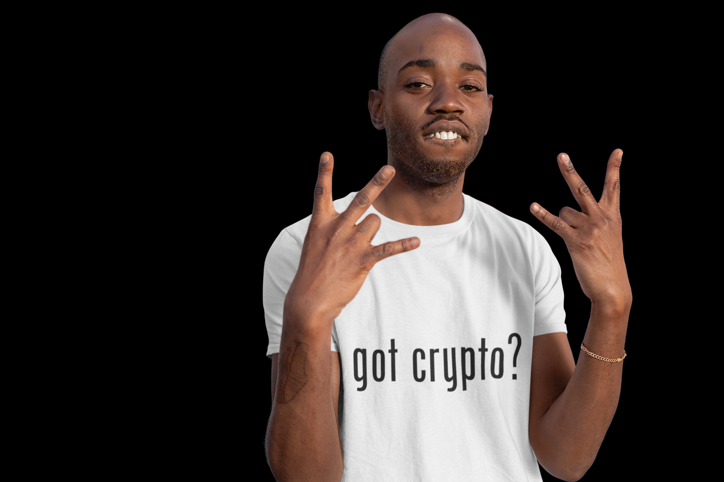 got crypto Unisex White T-Shirt